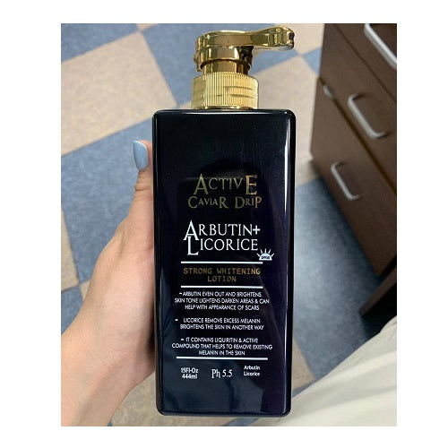 Active Caviar Drip Licorice + Alpha Arbutin Lotion 444ml