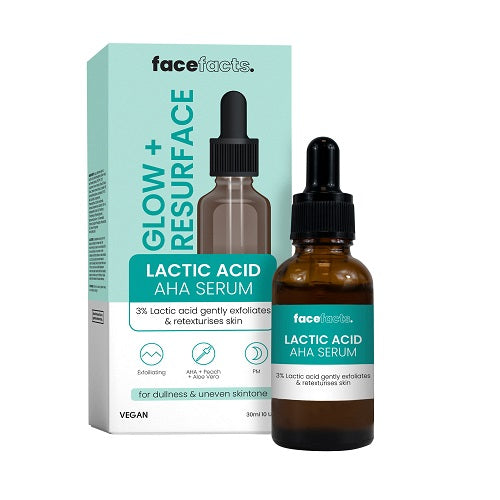 Face Facts Lactic Acid + AHA Serum 30ml